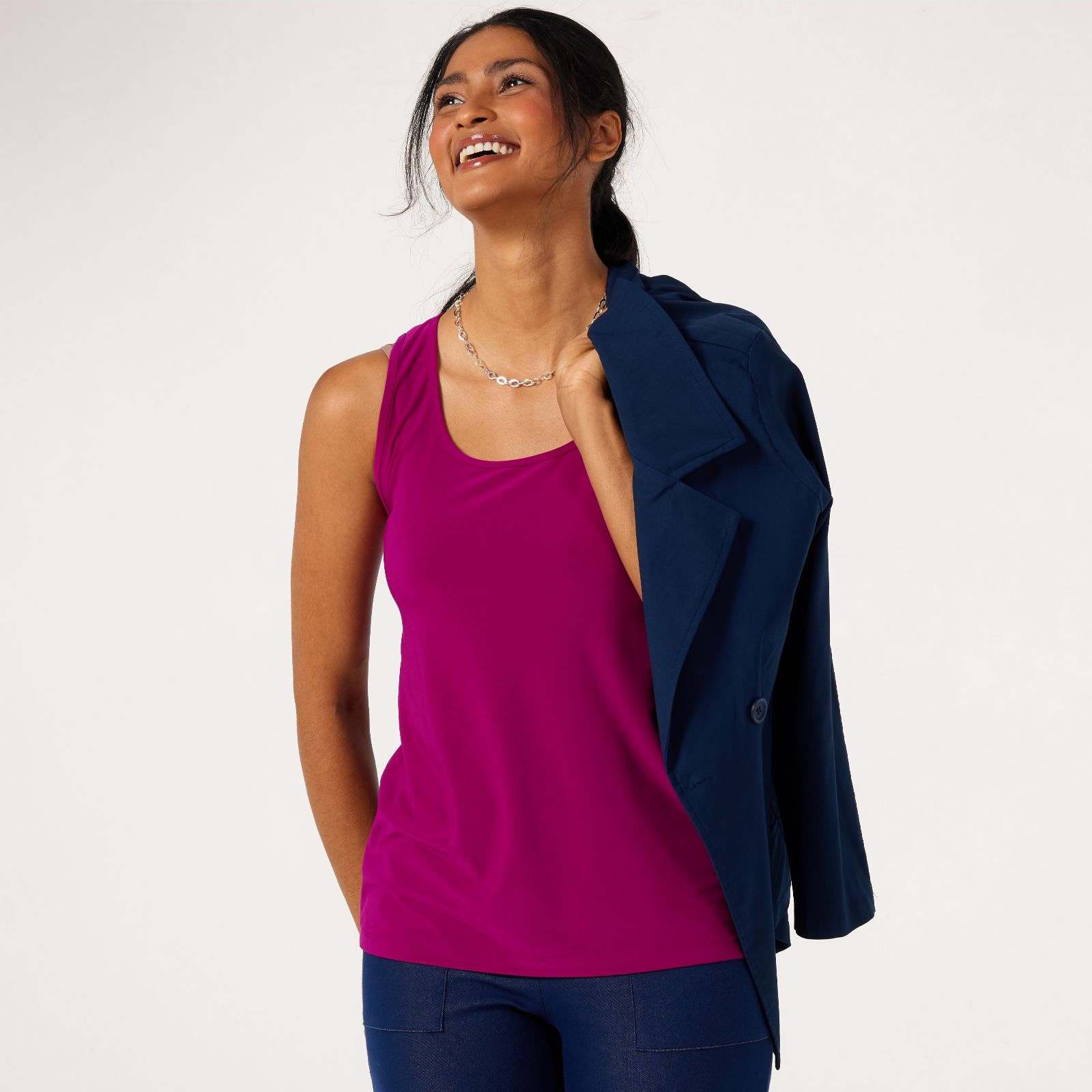 Kim & Co Brazil Jersey Sleeveless Vest Top