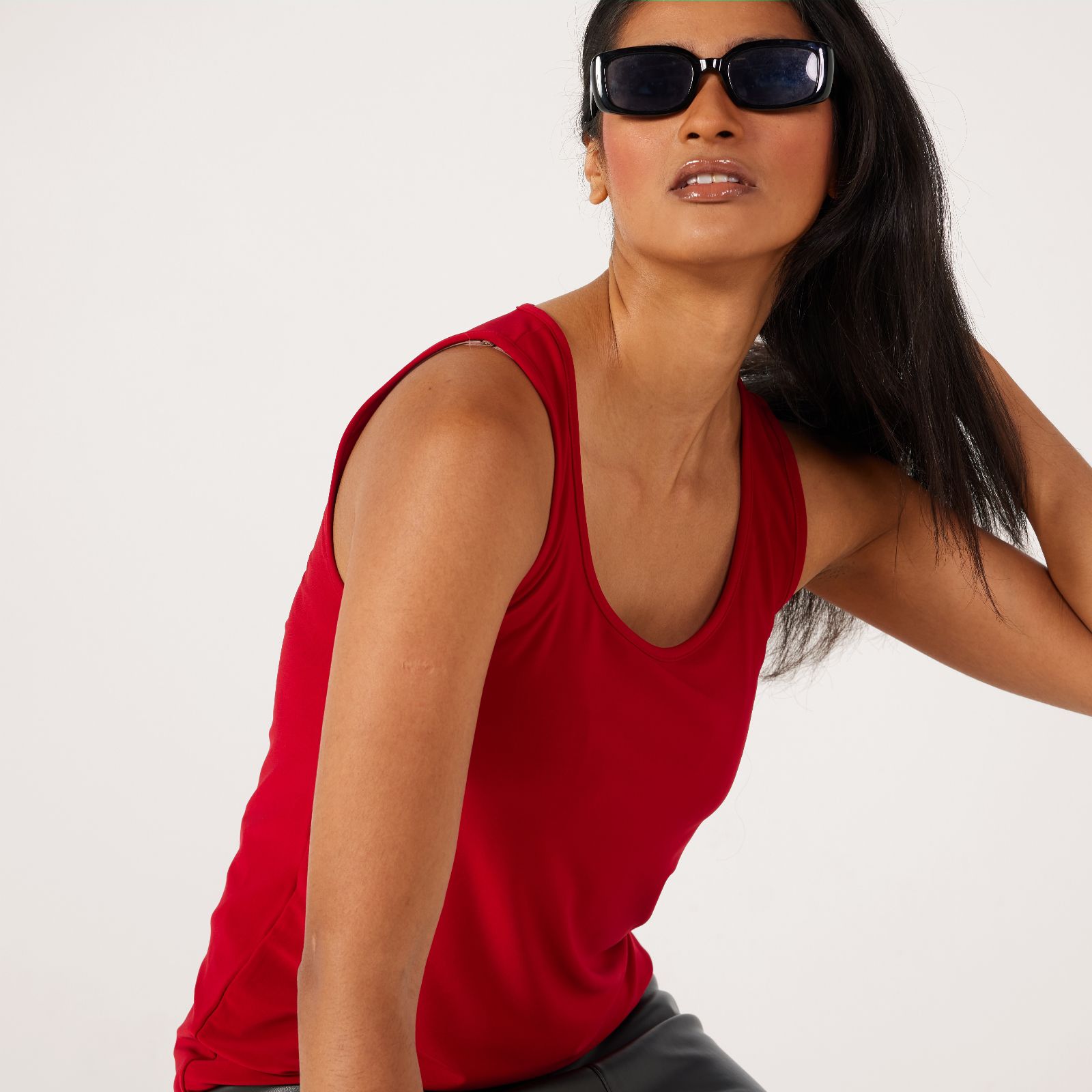 Kim & Co Brazil Jersey Sleeveless Vest Top