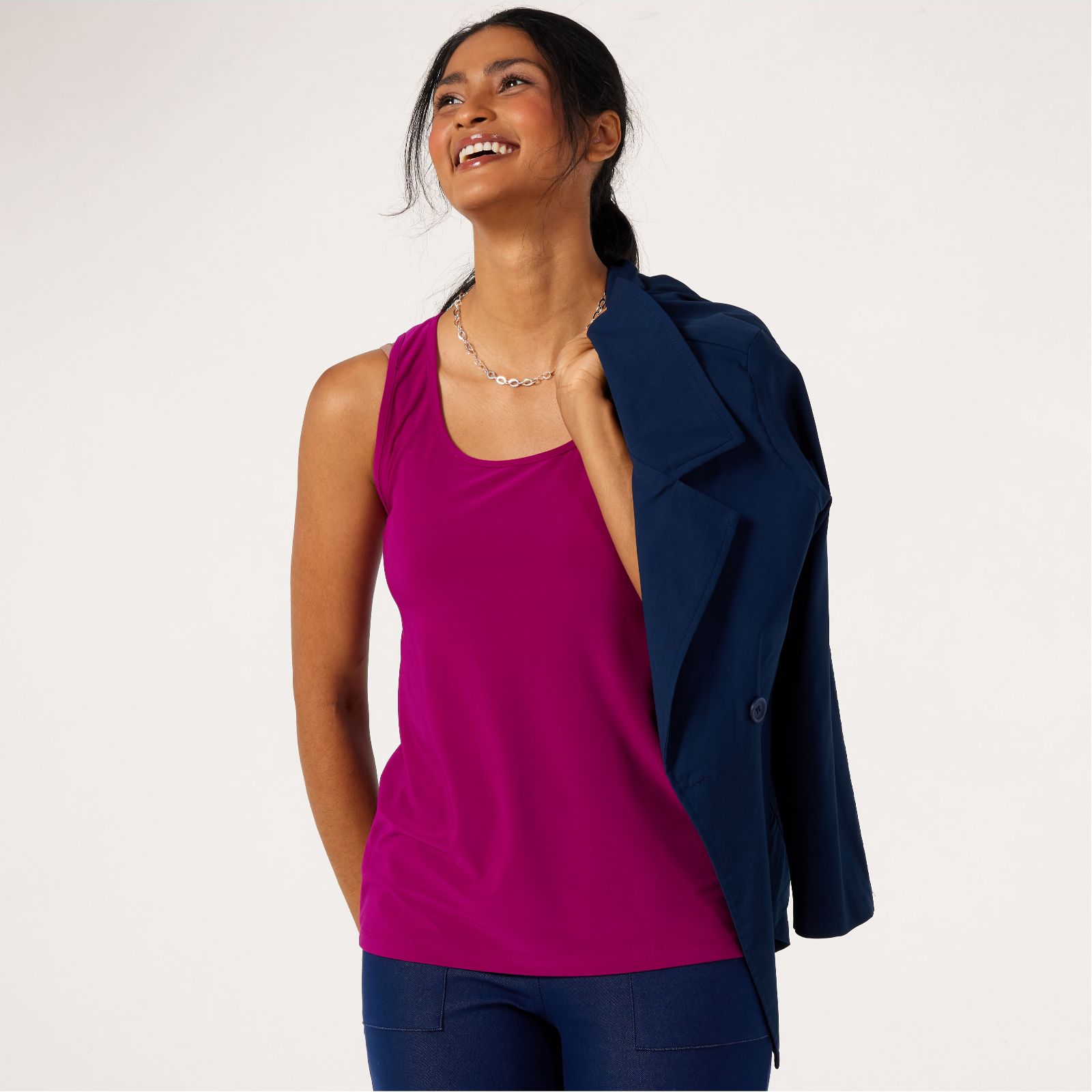 Kim & Co Brazil Jersey Sleeveless Vest Top