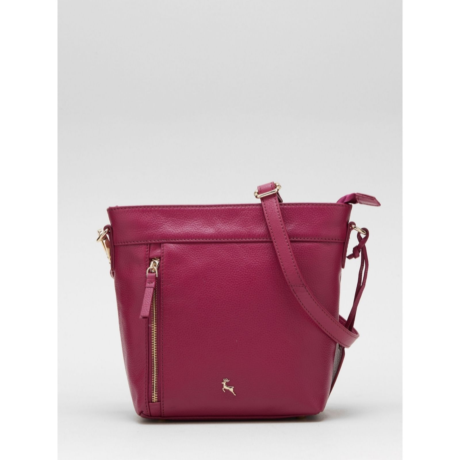 Outlet Ashwood Large Hanna Bucket Leather Crossbody Bag QVC UK