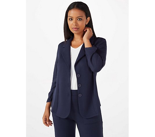 Kim & Co French Terry 3/4 Sleeves Soft Jacket