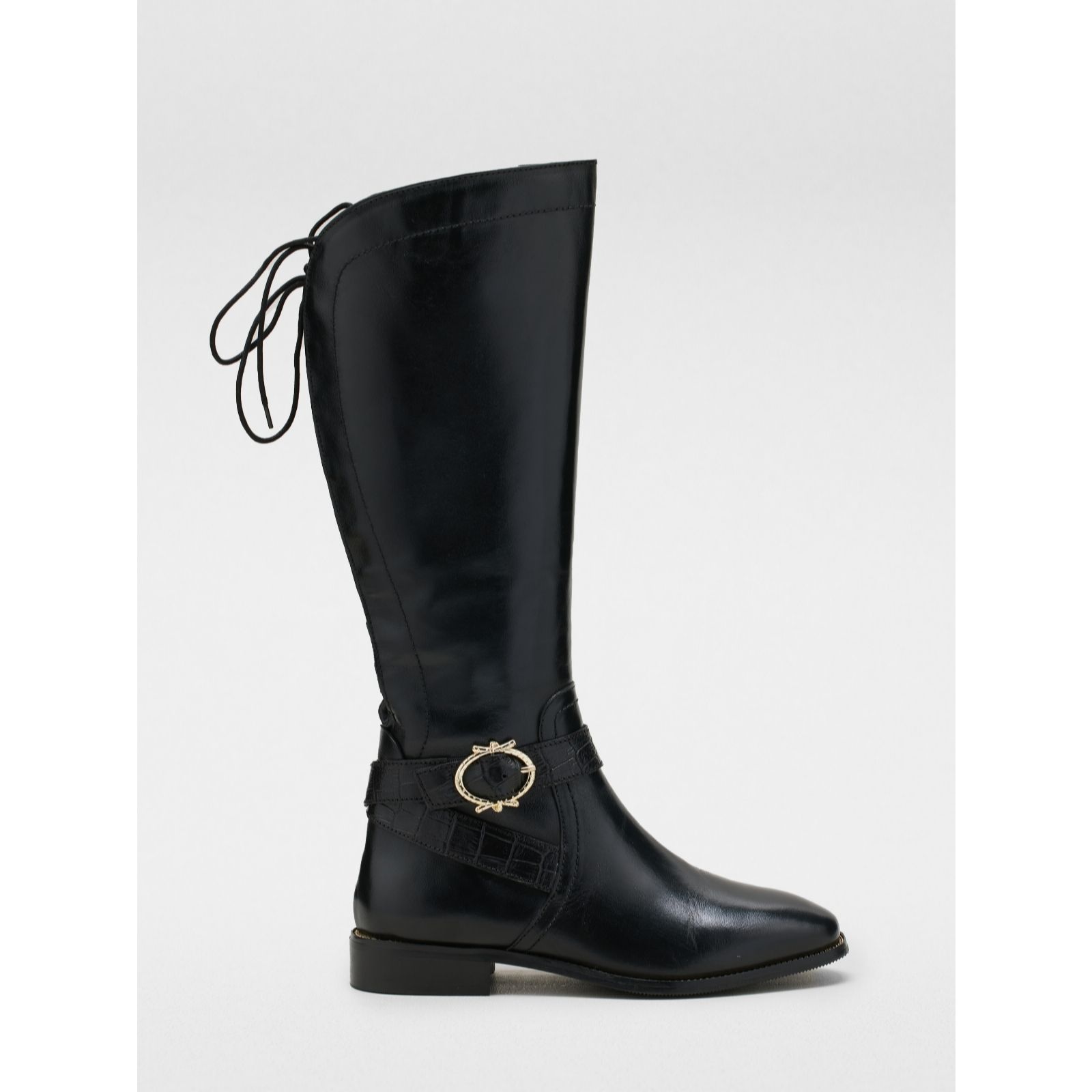 Moda in Pelle Takari Knee Boot - QVC UK