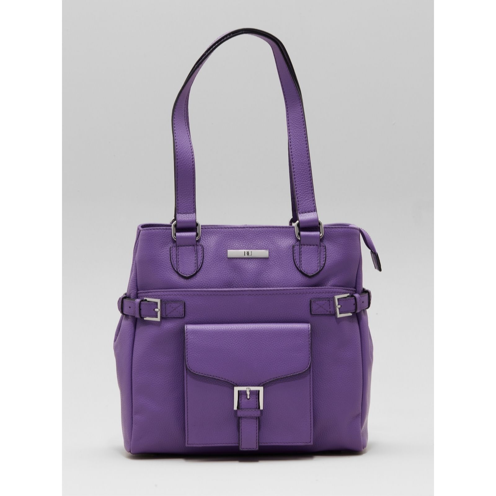 Outlet Brenda Edwards Buckle Up Leather Tote Bag