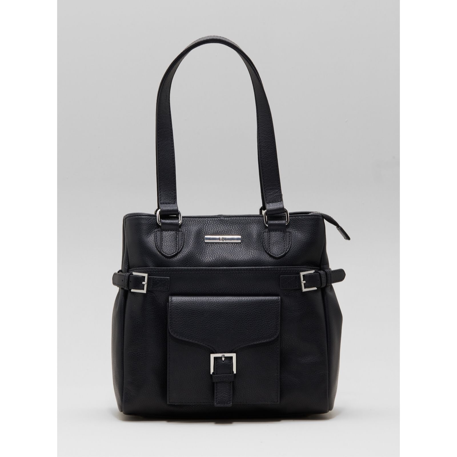 Outlet Brenda Edwards Buckle Up Leather Tote Bag