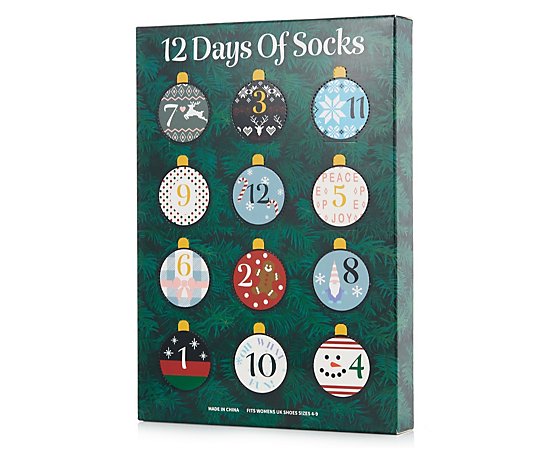 Muk Luks 12 Days of Socks in a Box