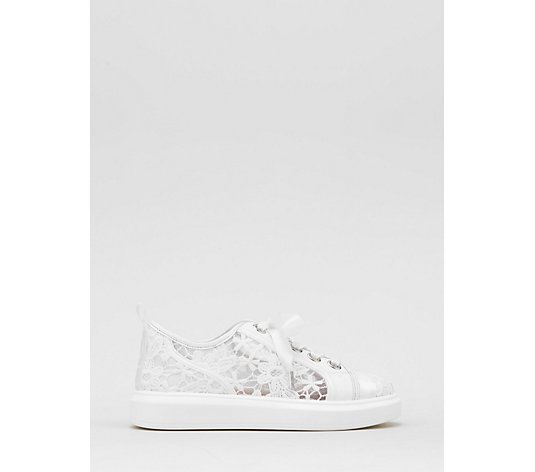 Outlet Moda in Pelle Alacey Lace trainer