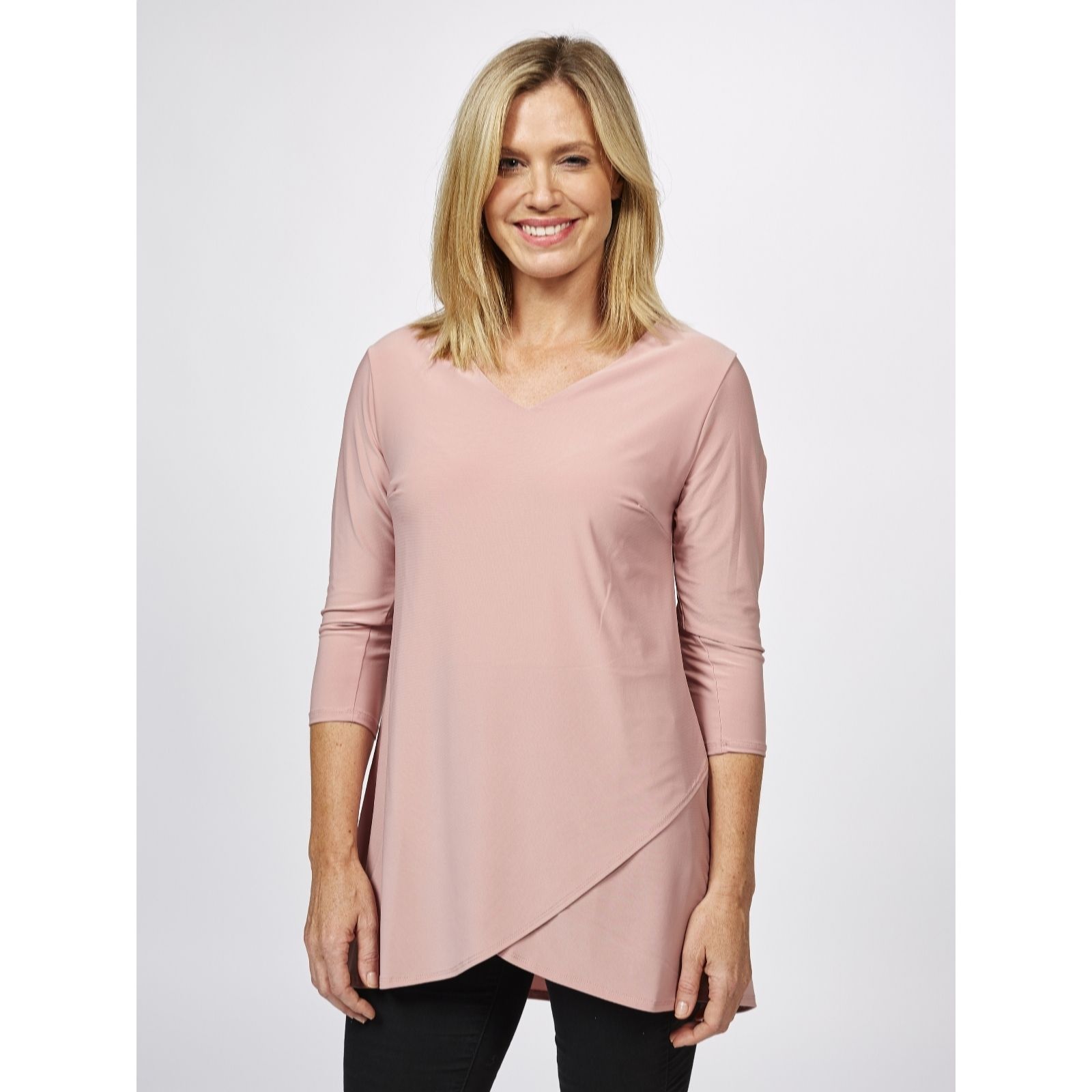 Outlet Grace Tulip Hem Tunic with Open Sleeve Detail QVC UK