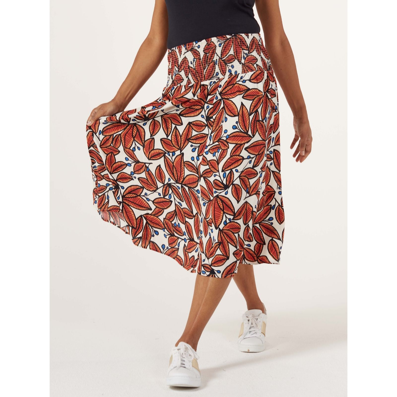 Long floral skirt outlet qvc