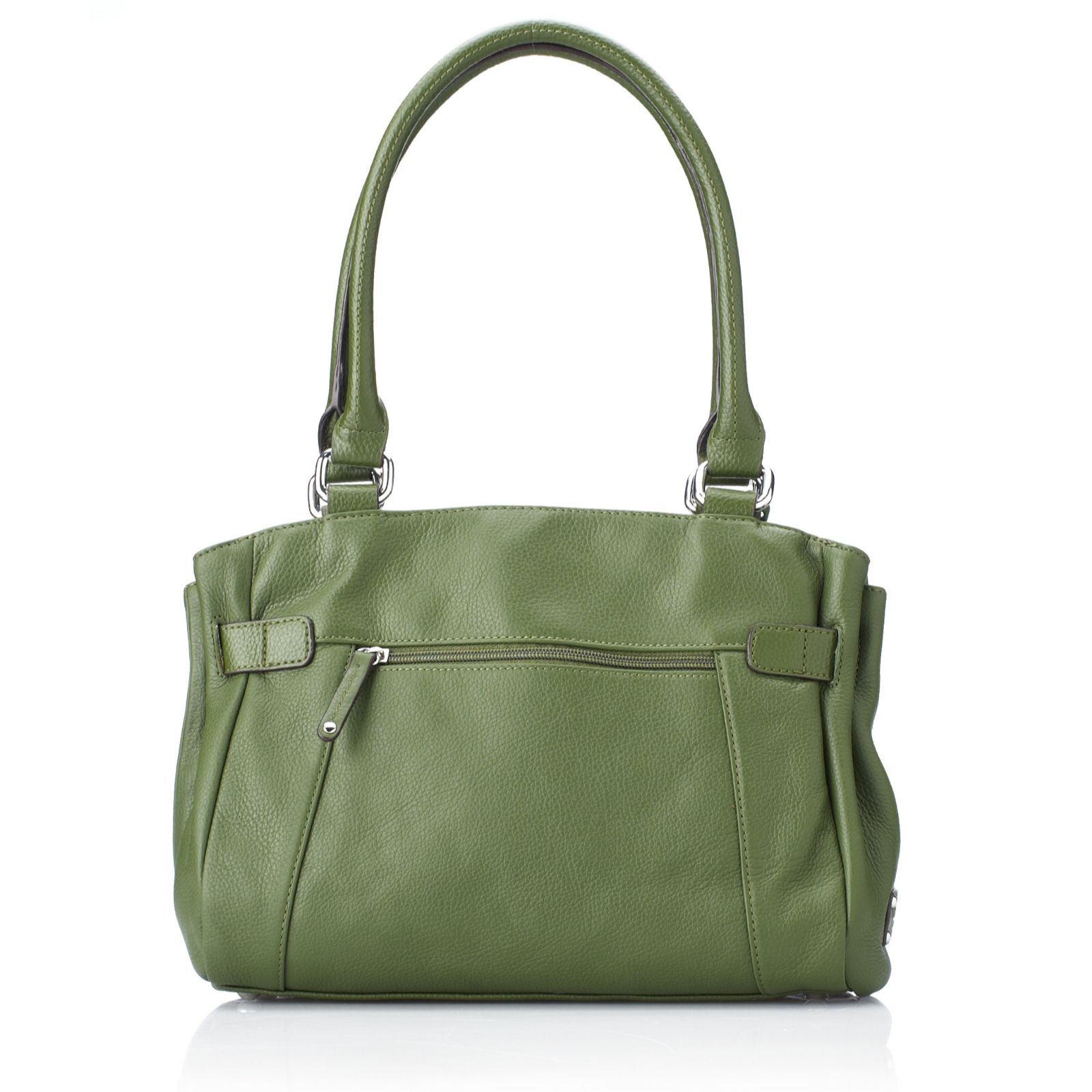 Tignanello Pebble Leather Ellie Tote Bag Qvc Uk