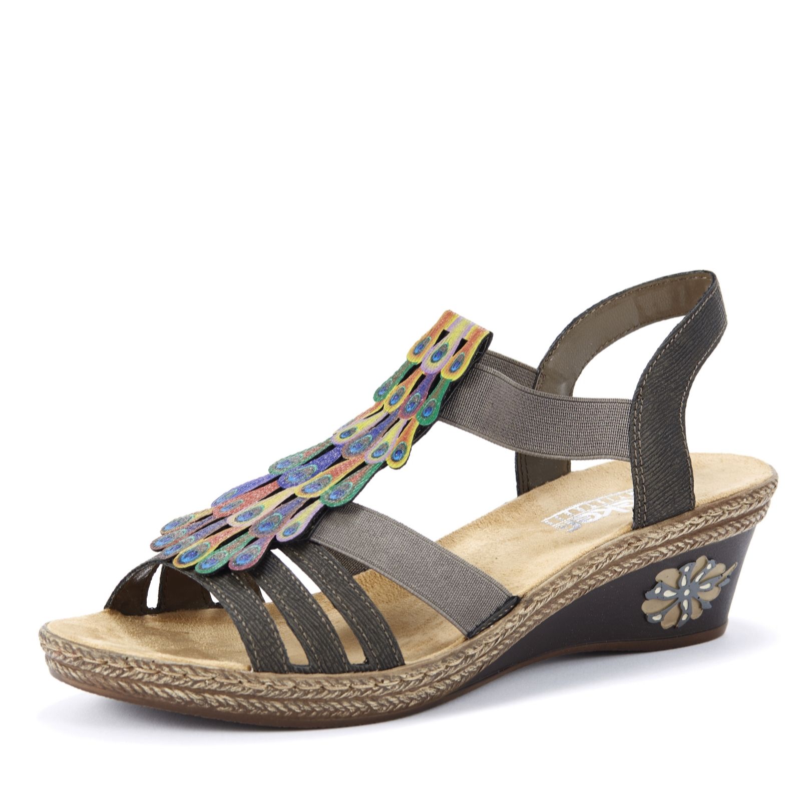 rieker sandals qvc