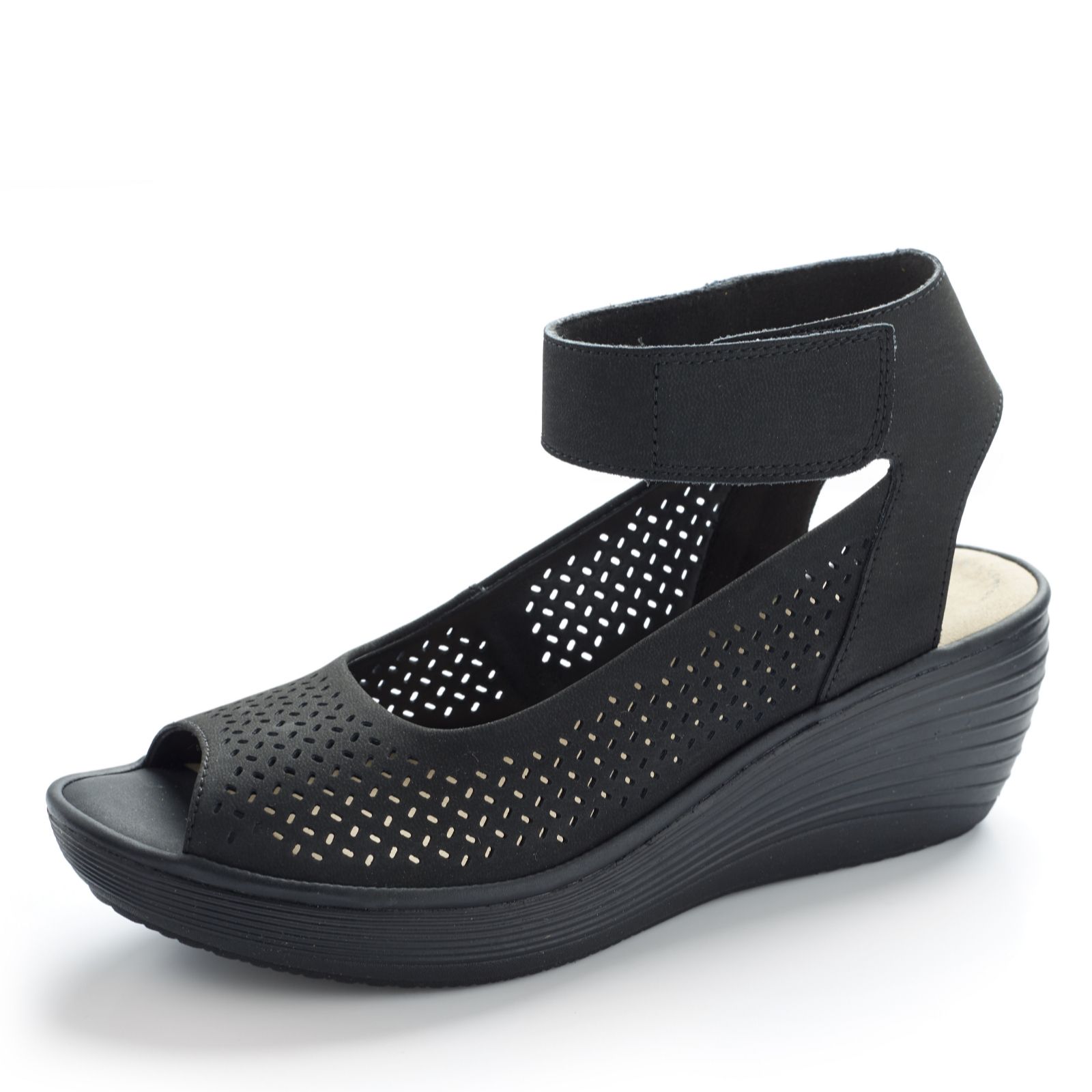 Clarks Reedly Jump Wedge Sandal - QVC UK