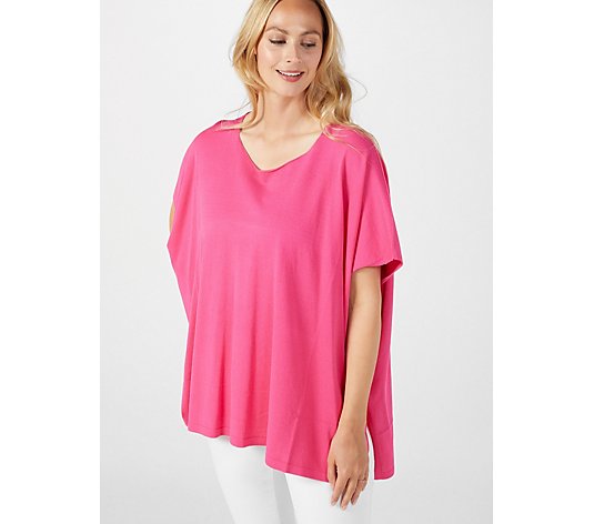 Frank Usher Loose Layering Knitted Top with Short Sleeve
