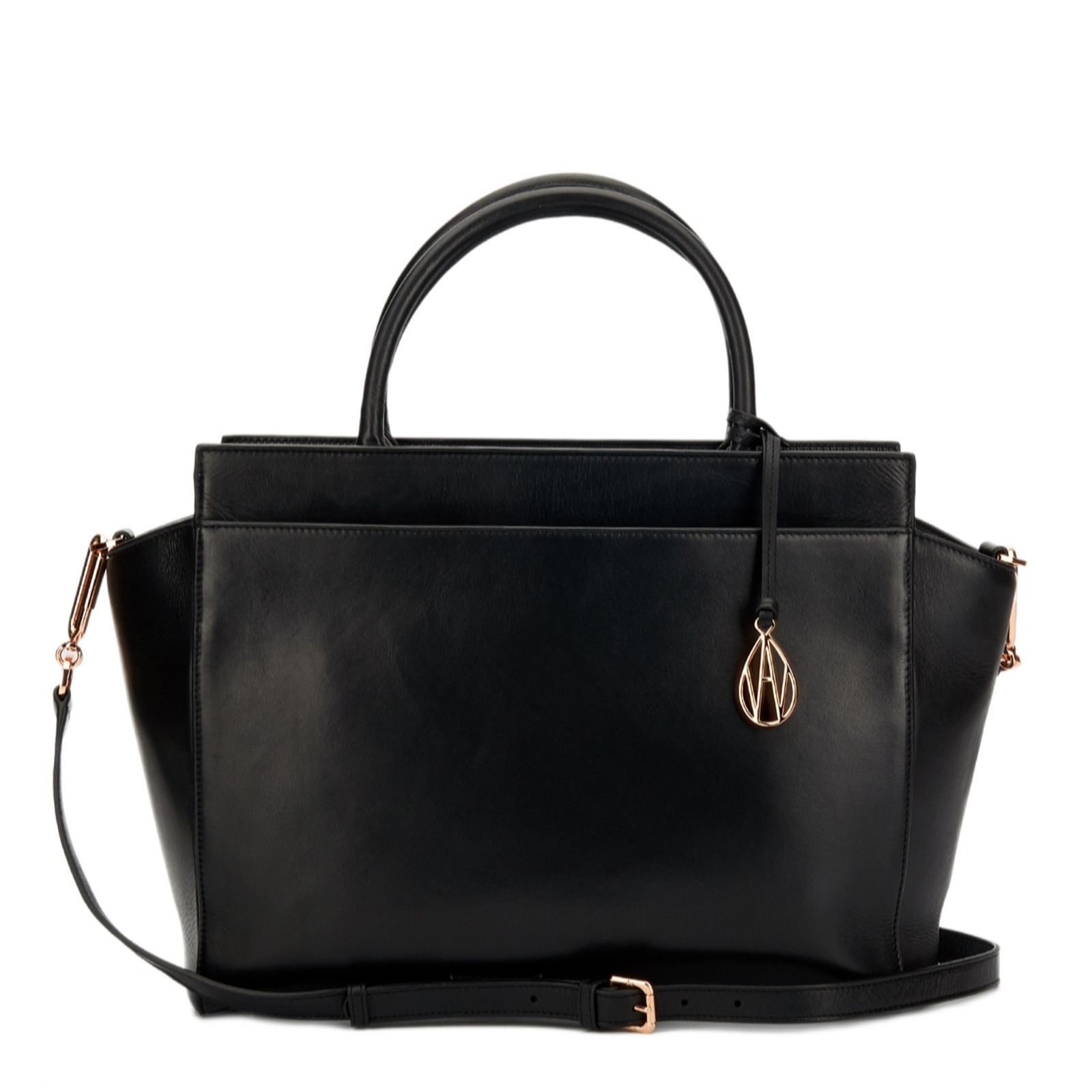 Amanda Wakeley The Sutherland Large Leather Tote Bag with Crossbody ...