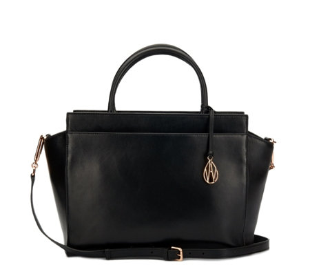 Amanda Wakeley The Sutherland Large Leather Tote Bag with Crossbody ...