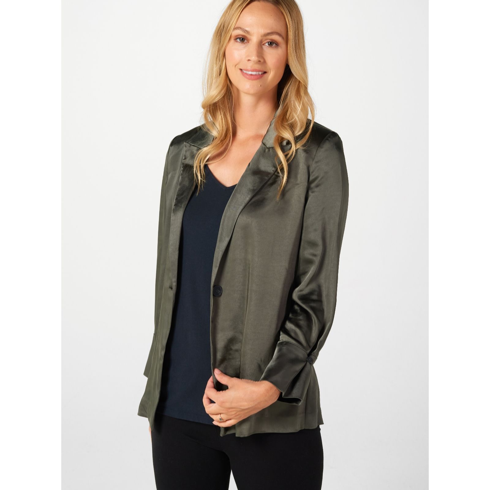 WynneLayers Matte Satin Utility Jacket - 20452481