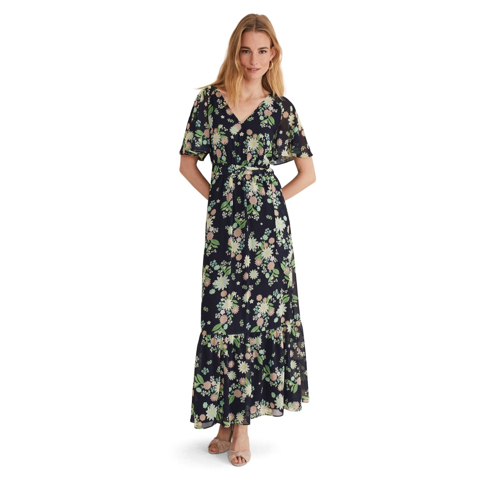 Phase Eight Georgie Tiered Maxi Dress QVC UK