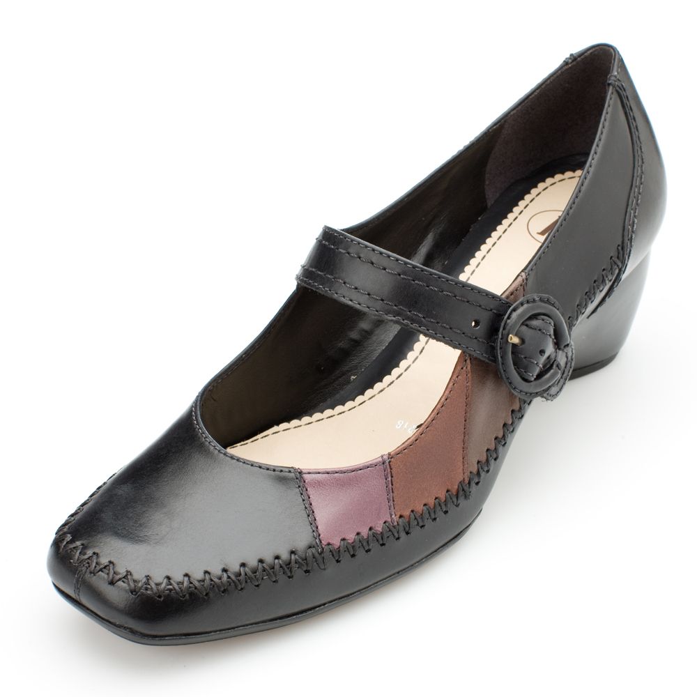 Clarks Copper Dress Wedge Bar Shoe - QVC UK