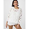 WynneLayers Cotton Moving Pointelle Sweater