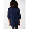 Kim & Co Soft Touch 3/4 Sleeve Dip Back Cardigan, 2 of 4