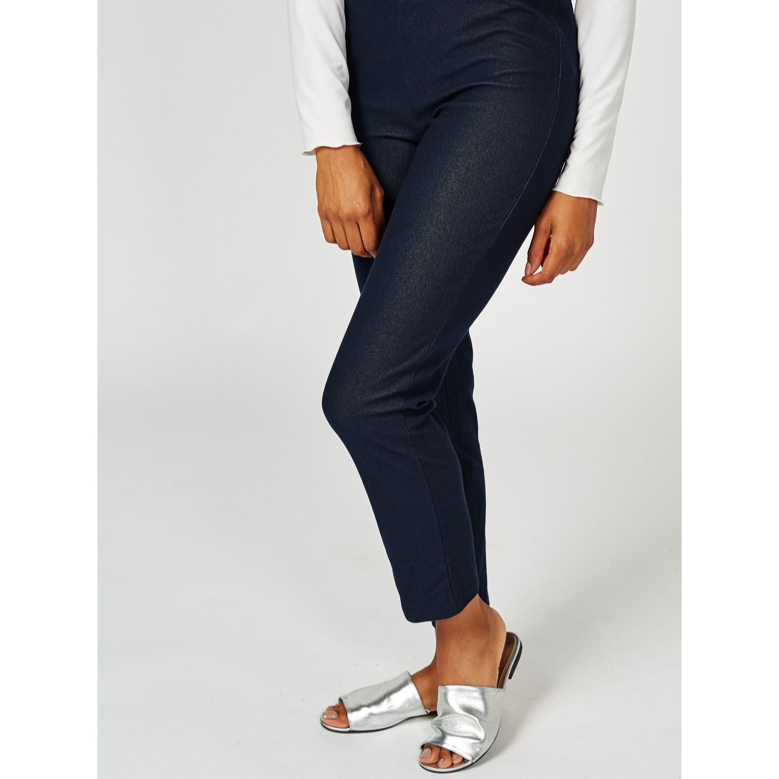 Outlet Kim & Co Deluxe Denim Narrow Leg Trouser QVC UK