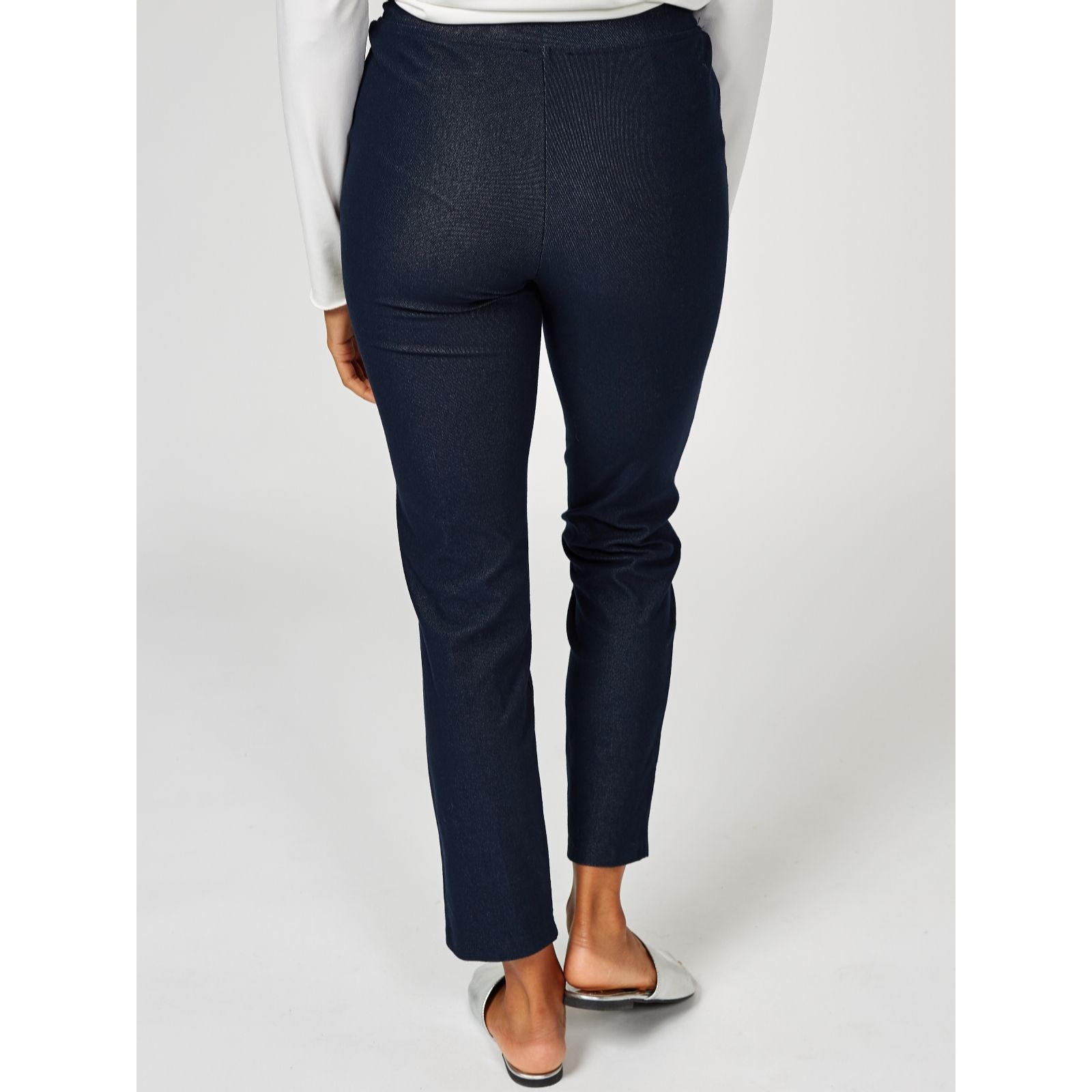 Outlet Kim & Co Deluxe Denim Narrow Leg Trouser QVC UK