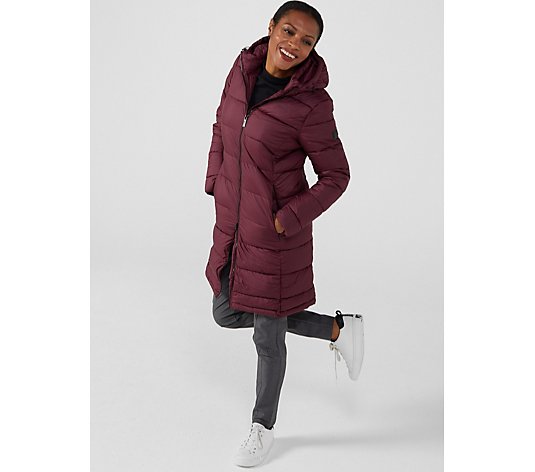 Regatta Pandia Long Quilted Jacket with Hood