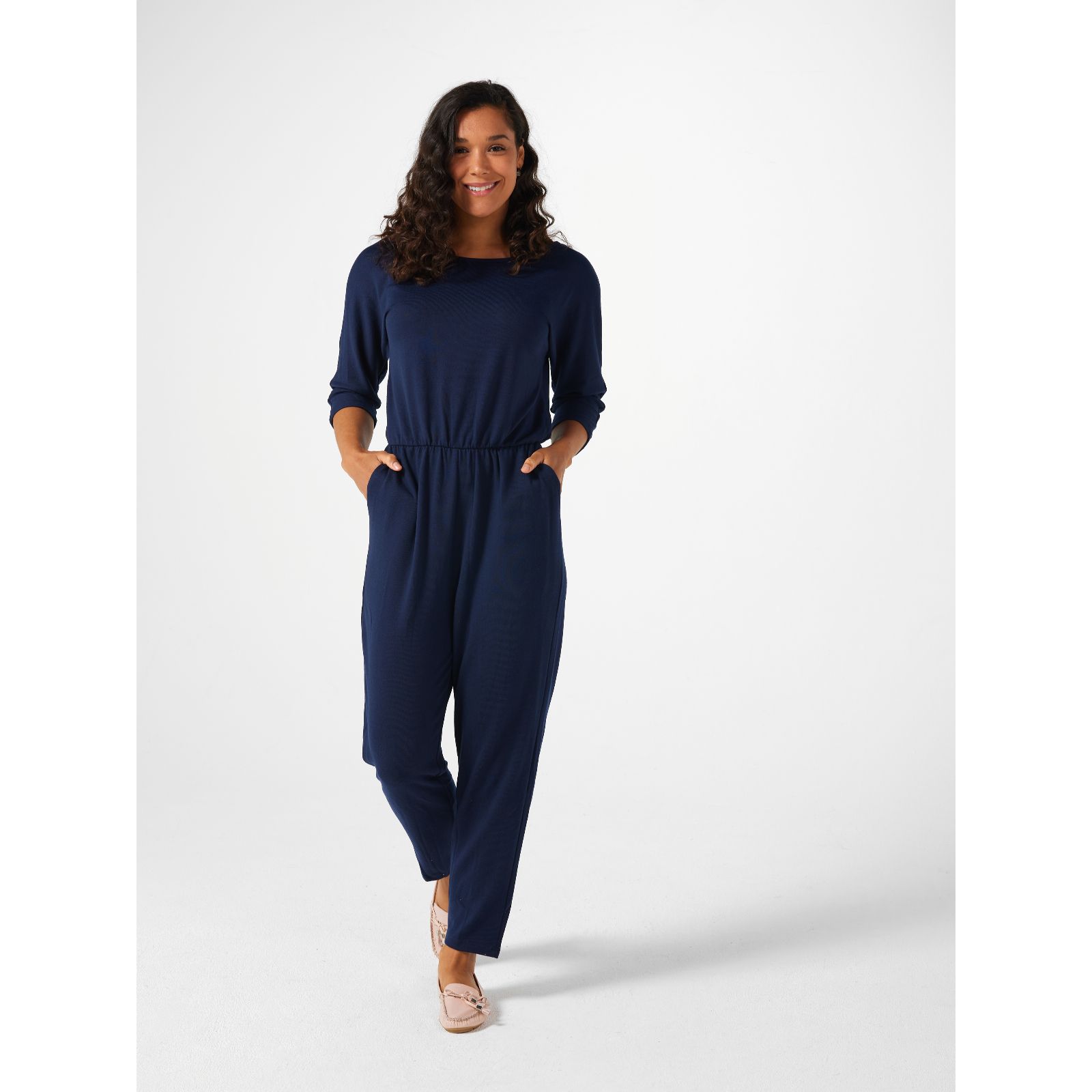 Qvc kim and co jumpsuits cheap