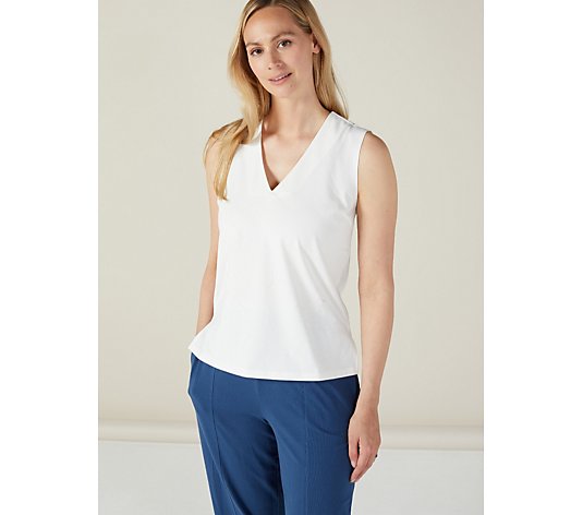 Wynne Layers Cotton Knit Fitted Tank