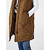 Centigrade Diamond Quilted Longline Gilet, 4 of 7