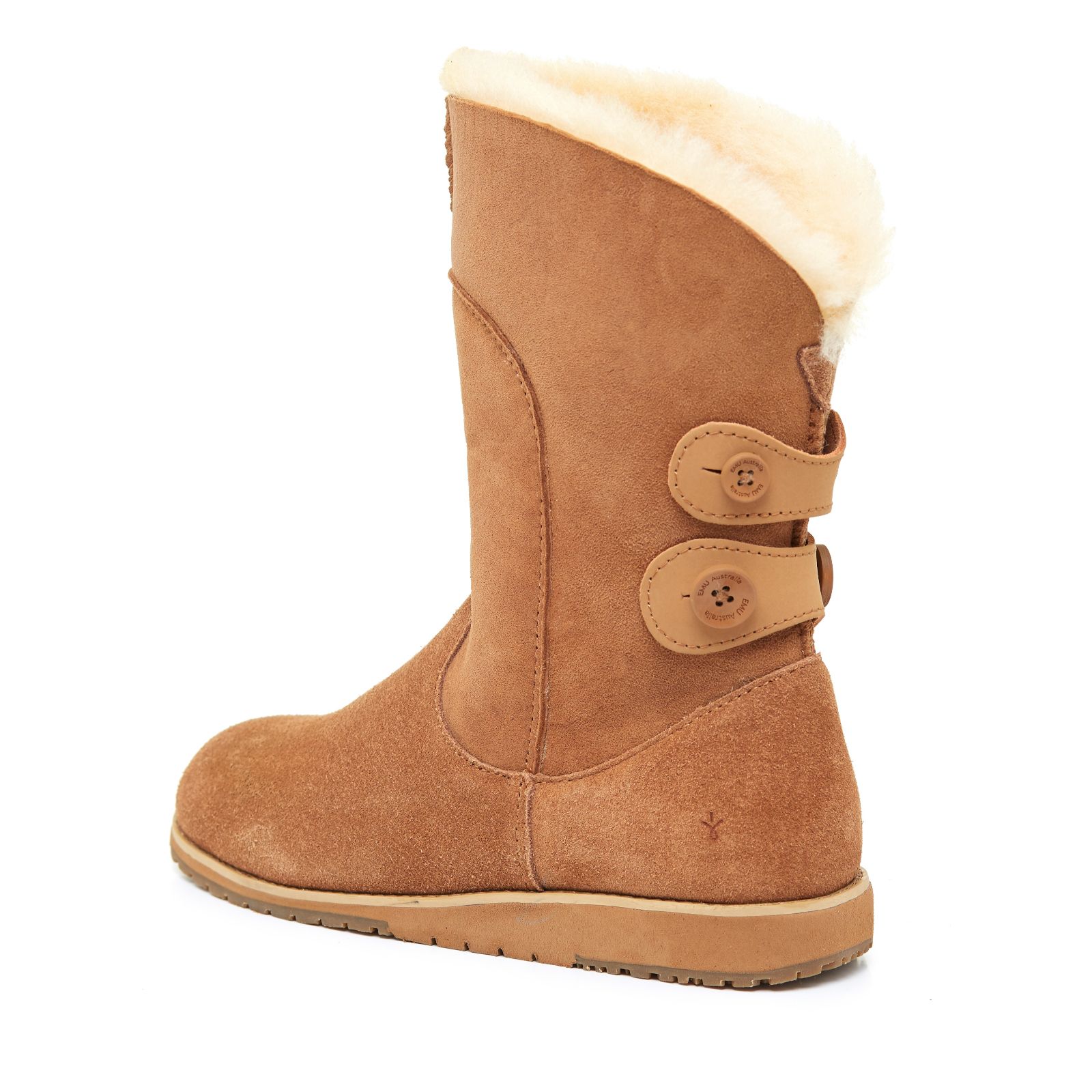 Emu Beach Collection Anda Double Faced Sheepskin Suede Boot - QVC UK