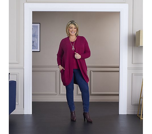 Ruth Langsford Basket Weave Knitted Cardigan