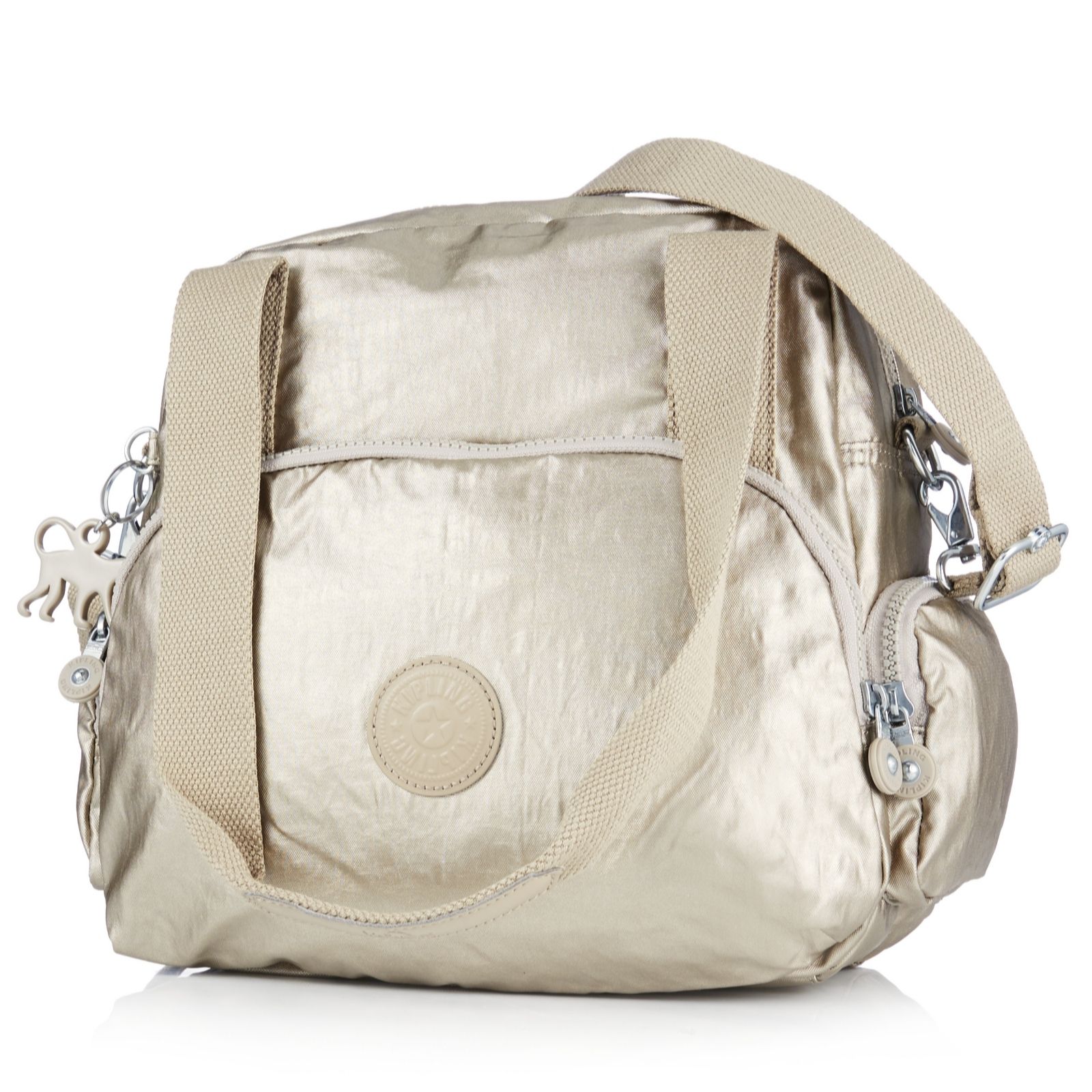 Kipling Aleksys Large Shoulder Bag with Double Handles - QVC UK
