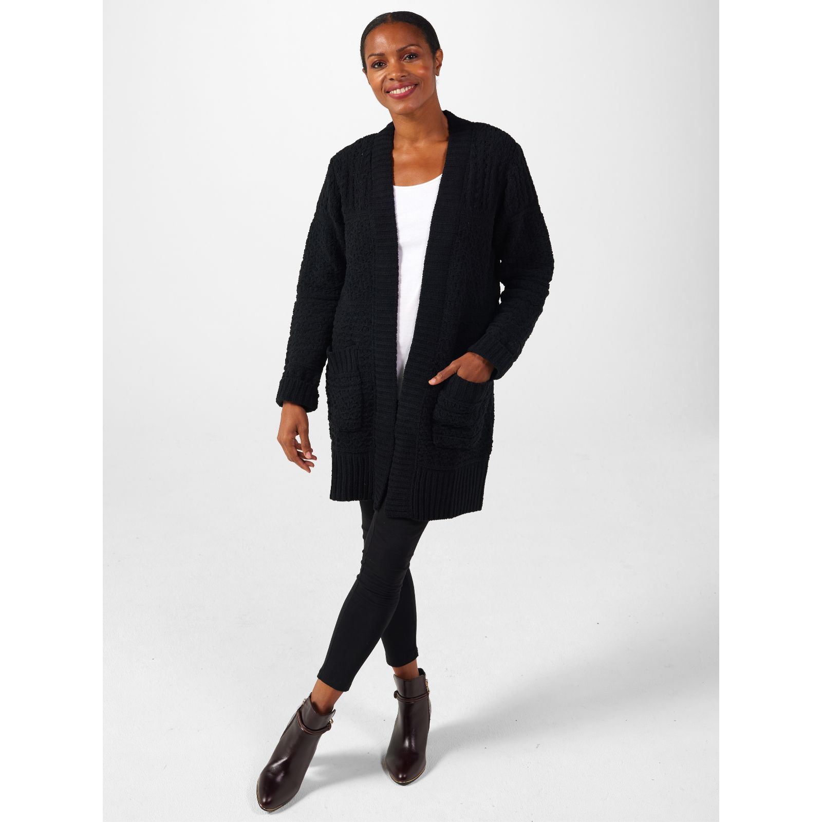 Qvc cardigan hot sale nina leonard