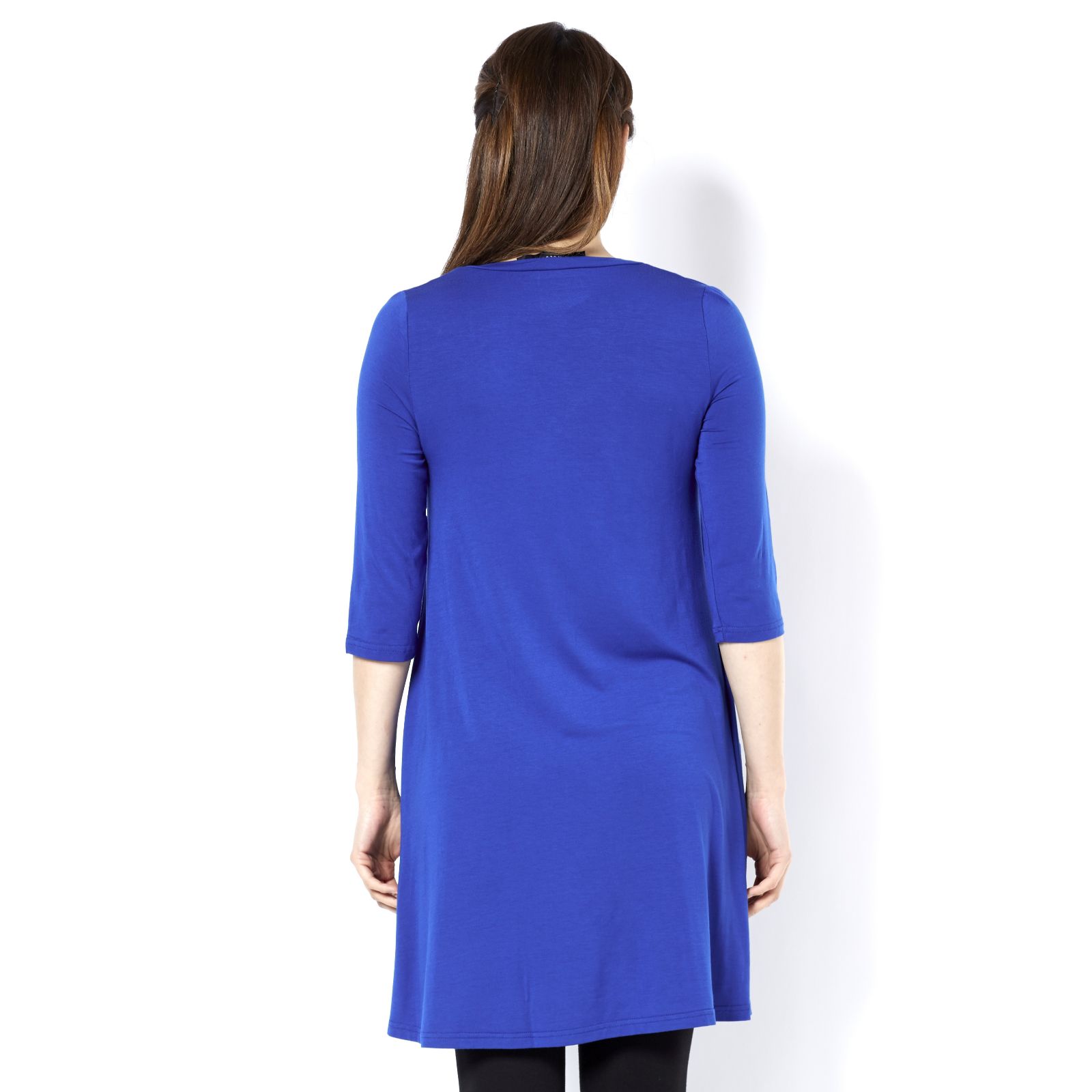 Join Clothes 3/4 Sleeve Tunic with Pocket Detail - QVC UK