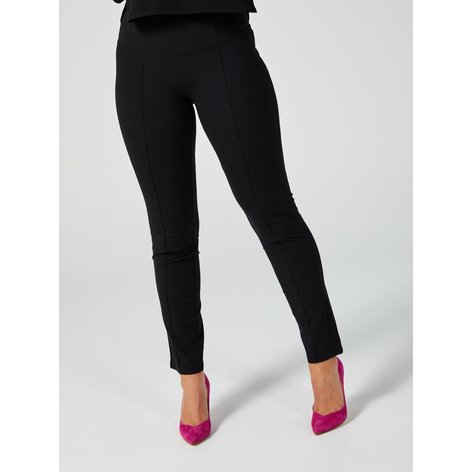 Women with Control Tummy Control Straight Leg Trousers - QVC UK