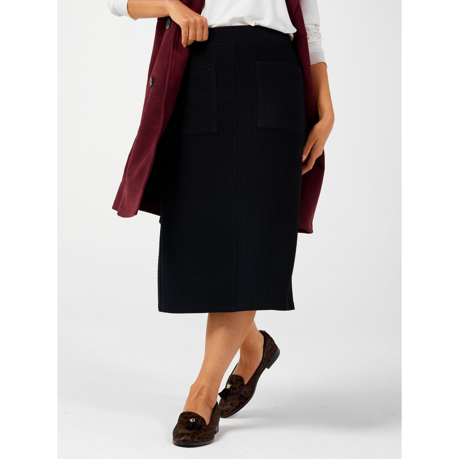 Maternity pencil hotsell skirt qvc