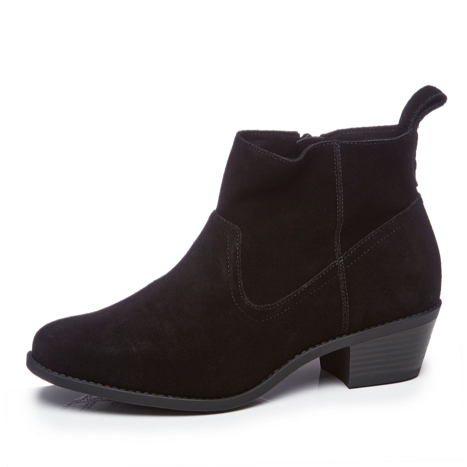 vionic suede ankle boots vera