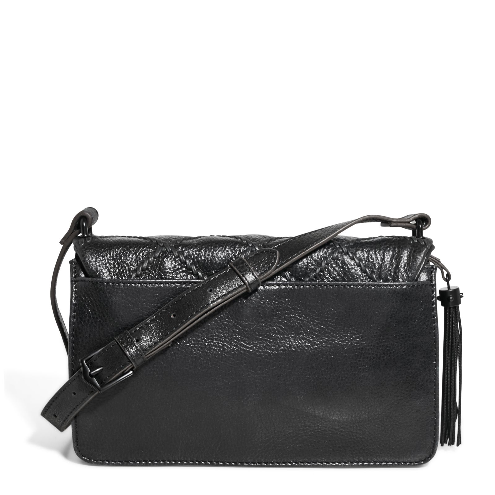 Aimee Kestenberg Madison Quilt Medium Leather Shoulder Bag - QVC UK