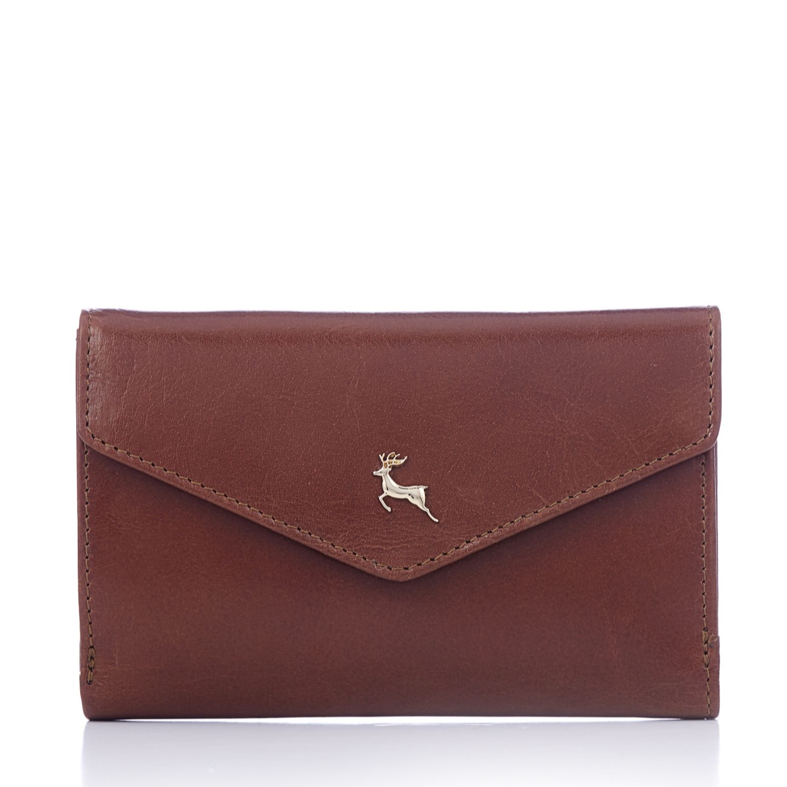 Ashwood Leather Zip Around Wallet QVC UK