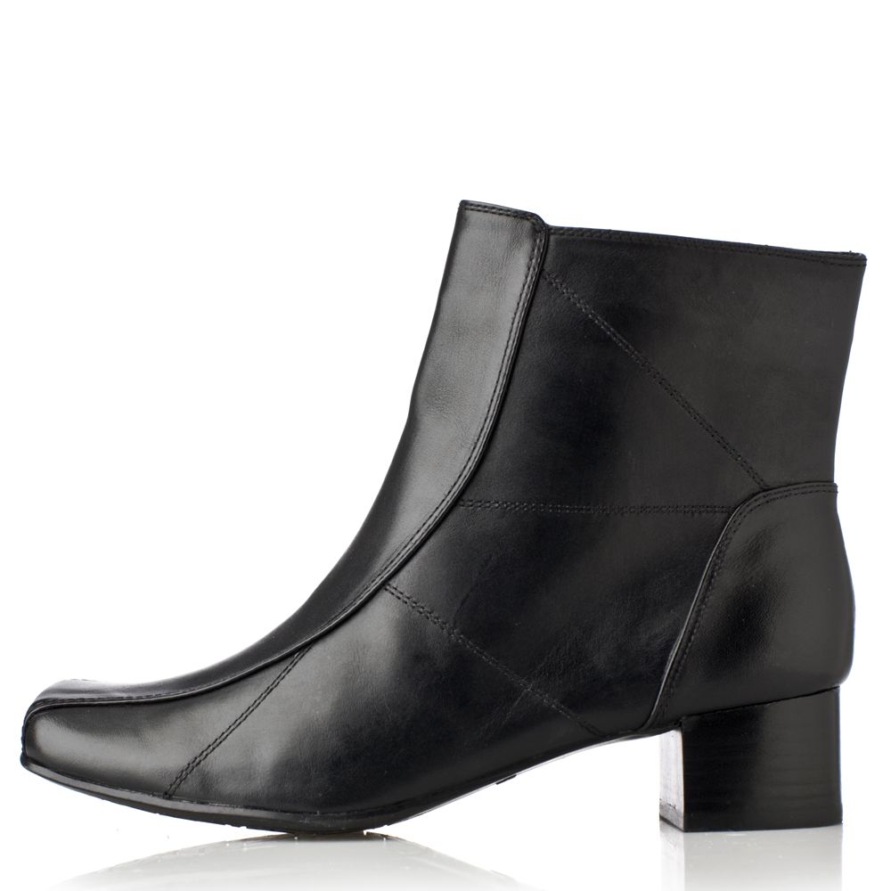 clarks square toe boots