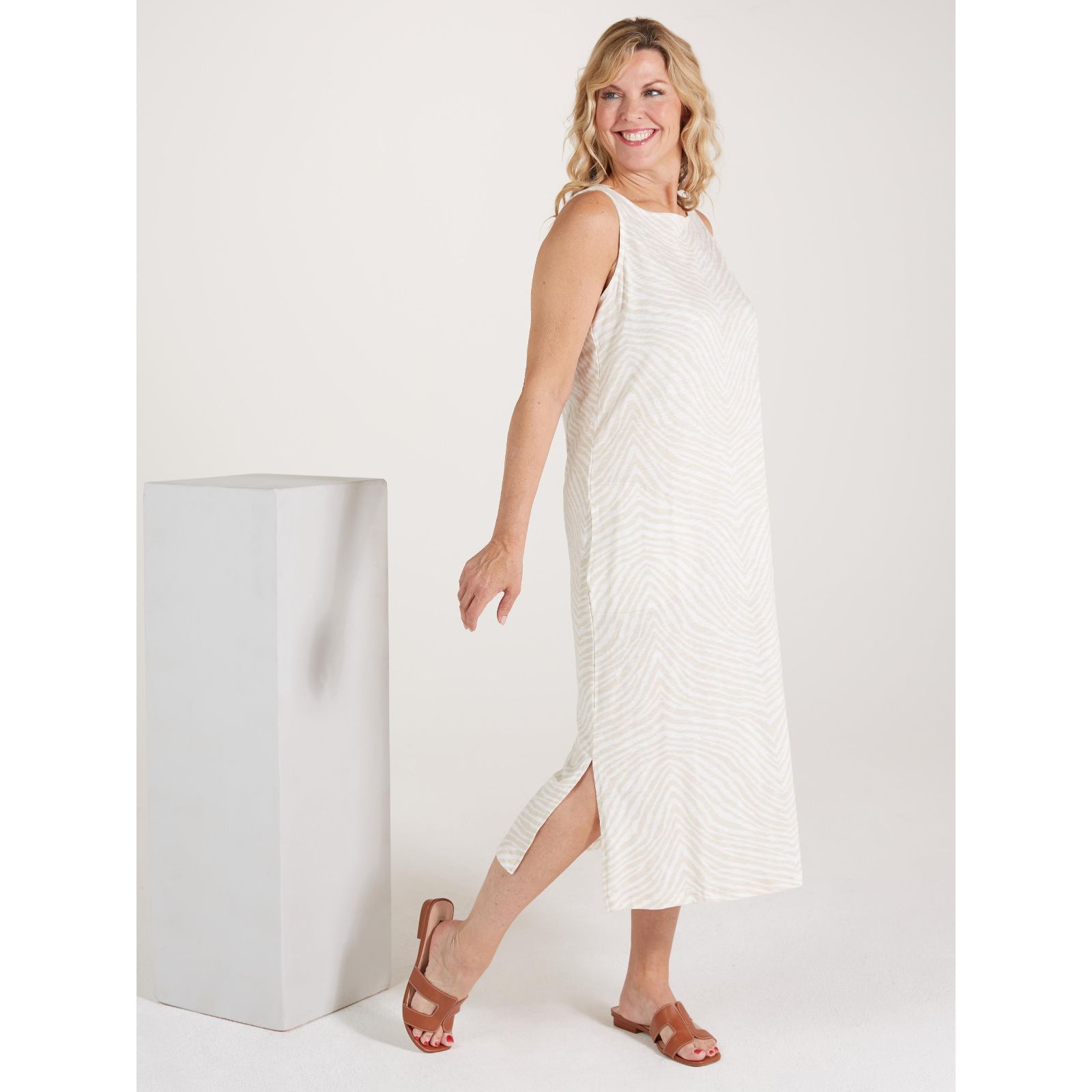 Qvc linen hot sale dresses