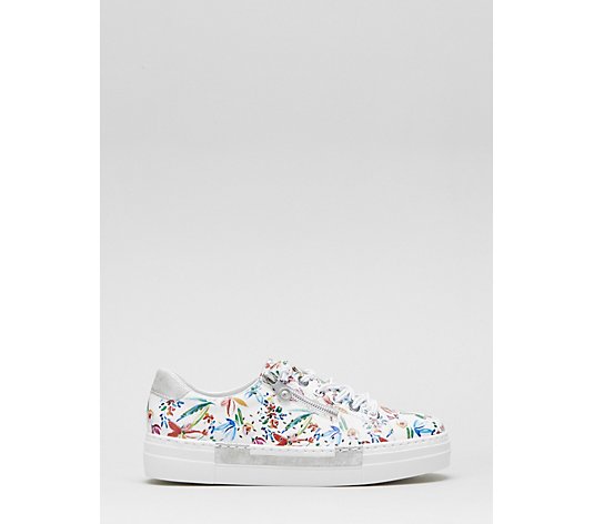 Rieker Trainer with Flower Print
