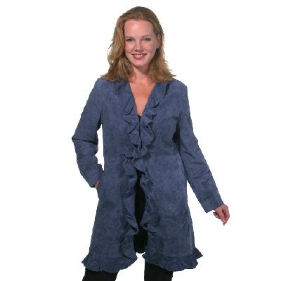 Beth terrell hotsell suede coat