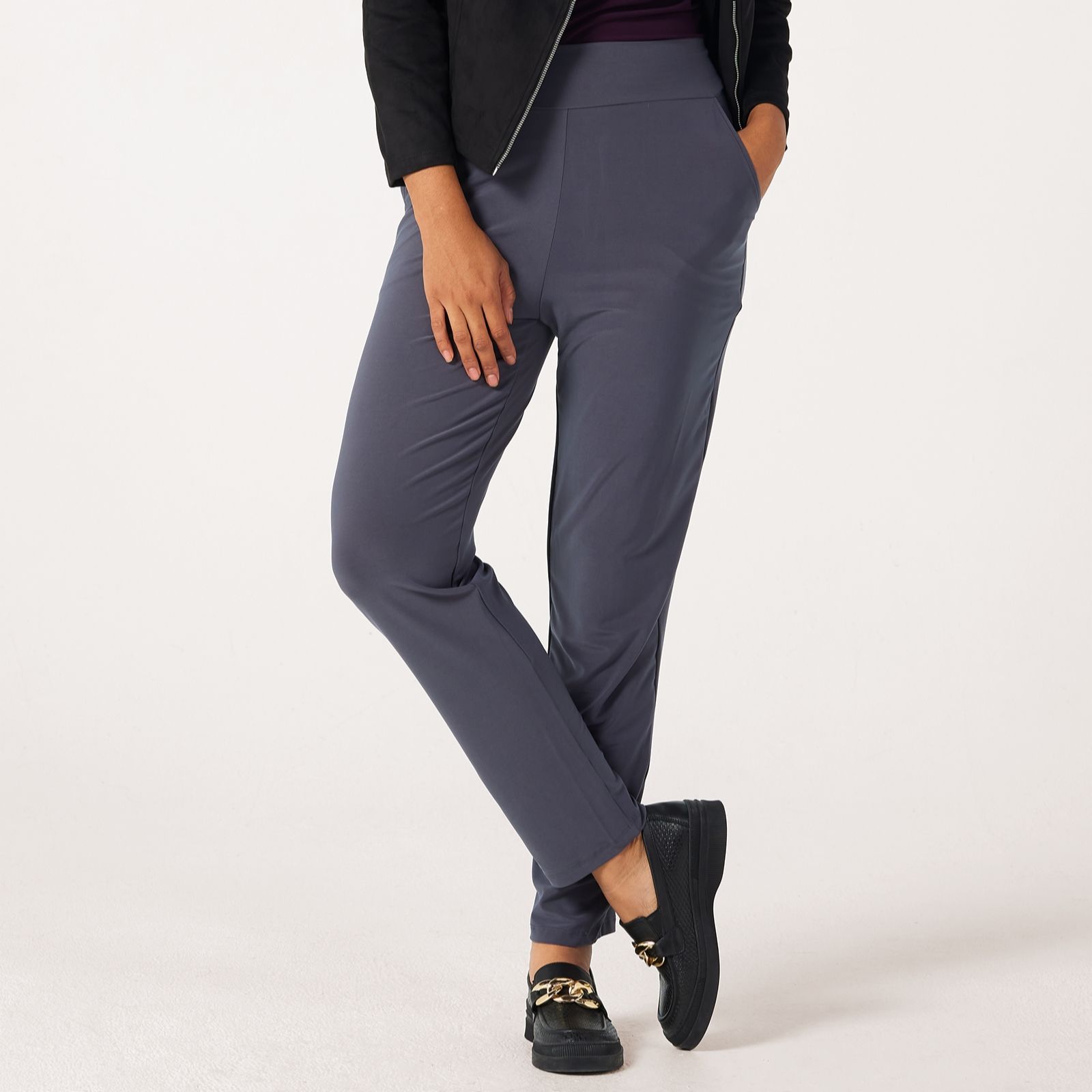 Kim & Co Deluxe Brazil Jersey Narrow Leg Trousers Standard