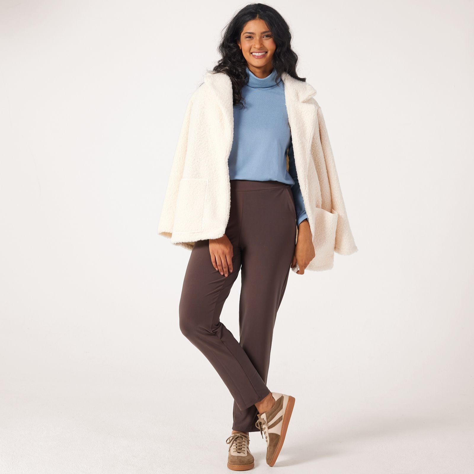 Kim & Co Deluxe Brazil Jersey Narrow Leg Trousers Standard