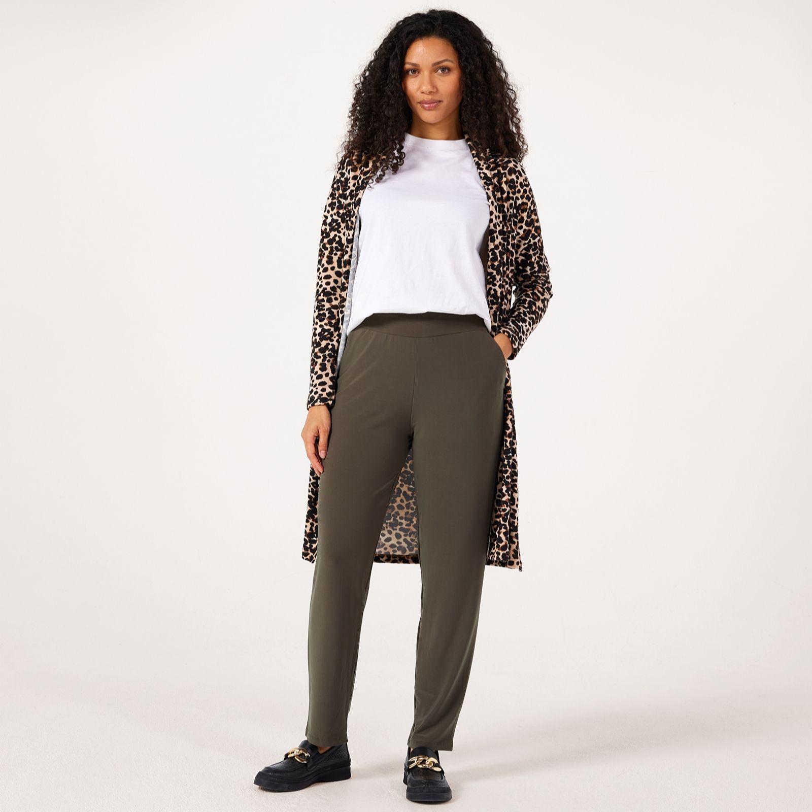 Kim & Co Deluxe Brazil Jersey Narrow Leg Trousers Standard