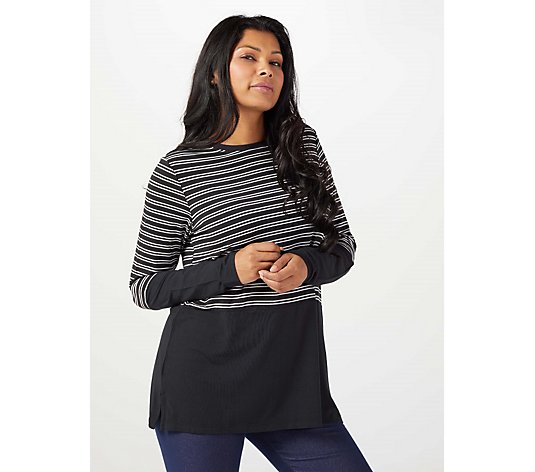 Cuddl Duds Softwear with Stretch Long Sleeve Top - QVC UK