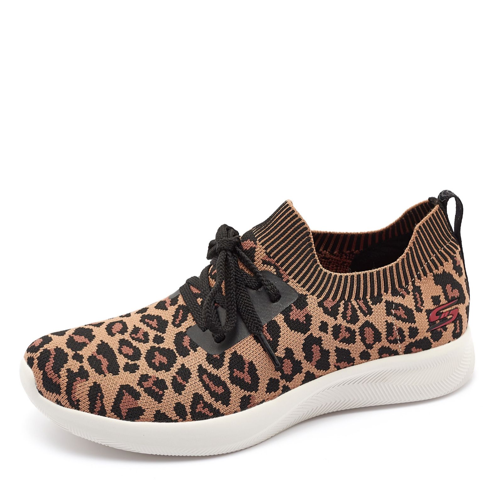 skechers bobs leopard