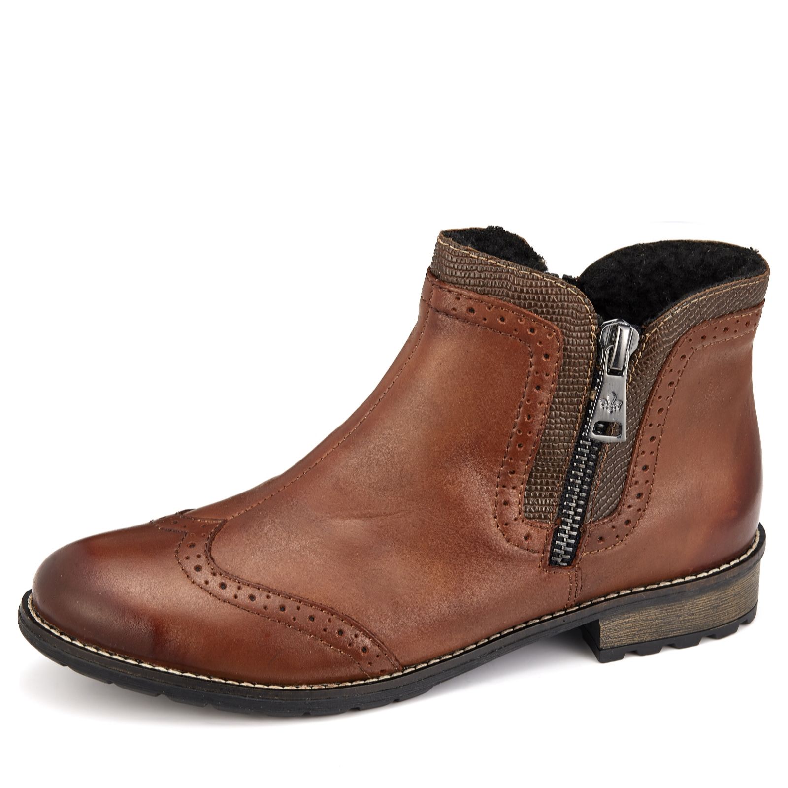 rieker brogue boots