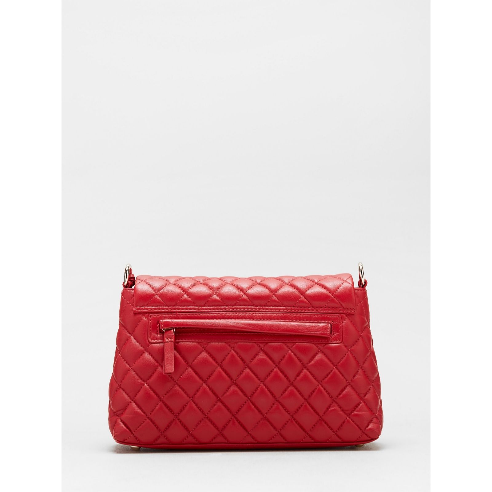 Outlet Ashwood Leather Rosa Quilt Shoulder Bag QVC UK